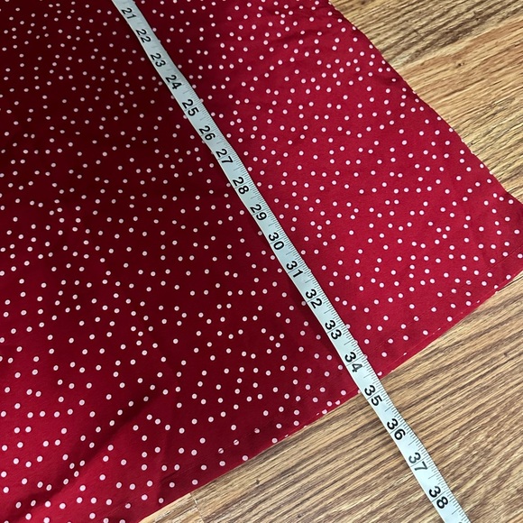 NWT Red And White Dress With Bell Sleeves Size Large - Picture 8 of 9